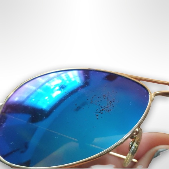 Ray-Ban Polarized Chromance Aviator Sunglasses with Case - Picture 5 of 12